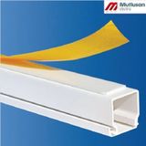 Mutlusan 25X25 Mm Yapışkan Bantlı Kablo Kanalı (10 Metre)