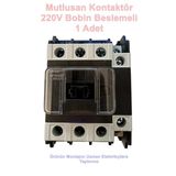 Mutlusan 3P 32A 15Kw Ac Kontaktör 220V 1No+1Nc (32 Amper 220 Volt 1 Açık 1 Kapalı Kontak Trifaze Kontaktör)