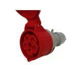 Mutlusan 5X16a Cee Norm Trifaze Seyyar Uzatma Prizi 3P+T Ip44 (Mut-102 380V Volt Trifaze Sanayi Tip Dişi Fiş)
