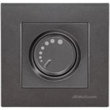 Mutlusan 600 W Çerçeveli Rita Füme Altın Işıklı Dimmer