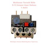 Mutlusan 9~13A Termik Röle (13 Amper Motor Koruma Termiği)