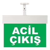 Mutlusan Cexa-8-07 Exit Acil Aydınlatma Armaturu