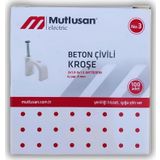 Mutlusan Çivili Kroşe 3 No 100 Lü Paket