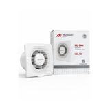 Mutlusan Electric 120 mm 5 İnç Banyo Aspiratörü Havalandırma Fanı 15W 120 m³/sa Beyaz