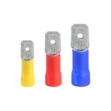 Mutlusan Faston Erkek Terminal Ebat 0,4x4,75 Kablo Kesiti 1,5-2,5mm 50 Adet Paket