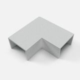 Mutlusan Mat Gri 25x16 mm L Köşe Kablo Kanalı Ek Parçası