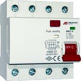 Mutlusan Mrc06-403025 4P 6Ka Ac 25A 30Ma Kaçak Akım Koruma Rölesi