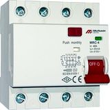 Mutlusan Mrc06-403040 4P 6Ka Ac 40A 30Ma Kaçak Akım Koruma Rölesi