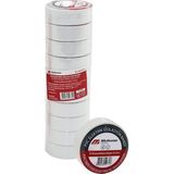 Mutlusan Pvc Izolasyon Elektrik Bantı 9.14MM 0.13X19X10YDS Beyaz Bandı Lüx - 10'li Paket