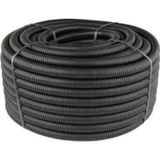 MUTLUSAN Q14 mm PLASTİK SPİRAL BORU SİYAH - 100 MT.