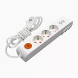 Mutlusan Ri-Tech 2 mt 3'lü USB Anahtarlı Topraklı Çocuk Korumalı Klemensli 3'lü Paket Grup Priz