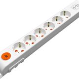 Mutlusan Rı-Tech 6lı Anahtarlı 2Usb Klemensli Topraklı Grup Priz (001 175 650001 00 00)