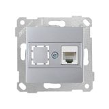 Mutlusan Rita Mek Tuş Data Prizi 1XRJ45 (CAT5E) Inox