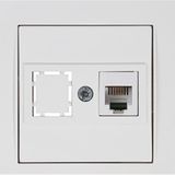 Mutlusan Rita Telefon Prizi 1XRJ12 Beyaz Bilisterli (2220 125 0101B)