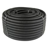 Mutlusan Siyah Plastik Spiral Boru 18Mm (50'Mt)