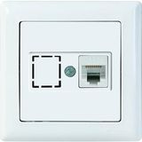 Mutlusan ZqMutlusan Candela Data Prız 1*Rj45 (Cat5E) Beyaz