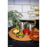 Mutsan 10'lu 304 Kalite Paslanmaz Çelik Mini Çerezlik | Serpme Kahvaltı Seti | Sosluk | Lokumluk | Sunum Kase Seti | Ø 8,5 cm - 10 Adet