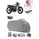 Mutt Gt Sr 250 Branda Gri Arka Çanta Uyumlu(Topcase) Motosiket Brandası Motor Örtüsü Çadır Su Geçirmez Motosiklet Kılıfı Motor Brandası,lastikli,taşıma Torbalı