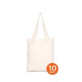 MUTURA Baskısız Poplin Çanta 10 adet 160 Gr. %100 Pamuk Poplin Kumaş Punch için uygundur