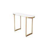 MUVA Concept Raven Gold Metal Beyaz Mermer Dresuar