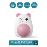 Muvicado Doğal Catnipli Yenilebilir Dönen Kedi Nanesi Otu Oyun Topu Top Oyuncak Kedi Yalama Topu 5 Adet