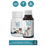 muvicado Kedi Bağışıklık Sistemi Destekleyici Biotin ve Çinko İçeren Damla - C Vitamini Tablet