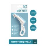 muvicado Kedi Diş Fırçası Köpek Diş Fırçası Yumuşak Silikon Parmağa Geçen Diş Fırçası
