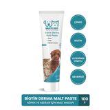 muvicado Kedi Köpek Derma Malt Biyotinli Kedi Maltı Kedi Malt Macun Kedi Tüy Malt Paste Kedi Macunu