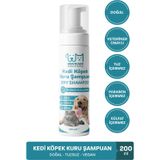muvicado Kedi Köpek Kuru Şampuan Kedi ve Köpekler İçin Yıkamasız Arındırıcı Kuru Köpük Tüy Bakım Şampuanı