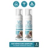 muvicado Kedi Köpek Kuru Şampuan Tüy Döken Kedilere Özel Kedi Köpek Kuru Köpük Şampuanı