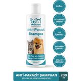 Muvicado Kedi Köpek Parazit Şampuanı 200 ml Bit Pire Karşıtı Kuru Şampuan Hassas Cilt Uyumlu