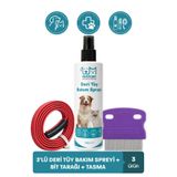 muvicado Kedi Pire Tasması Bit Tarağı Damlası Kuru Köpük Şampuanı Kediler İçin Pire Spreyi Kıtık Açıcı Sprey