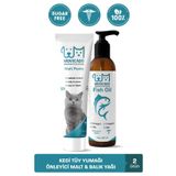 muvicado Kedi Tüy Yumağı Engelleyici Malt Macun - Kedi Balık Yağı - EPA DHA