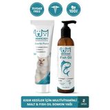 muvicado Kısırlaştırılmış Kedi İmmün Bağışıklık Desteği - C vitamini -Taurin- Salmon Oil - Balık Yağı