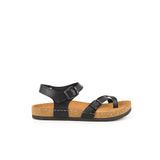 Muya 31104 Z Verona Casual Günlük Siyah Kadın Sandalet