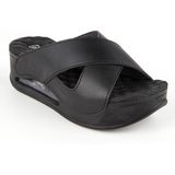 Muya 31210 Siyah Orthopedix Penelope Anatomik Air Max Tabanlı Kadın Terlik