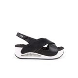 Muya 31213 Z Assos Platform Siyah Kadın Sandalet