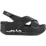 Muya Assos Anatomik Air Max Tabanlı Kadın Sandalet - Full Siyah