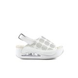 Muya Jambe Anatomik Air Max Tabanlı Topuk Dikeni Kadın Sandalet Beyaz 40