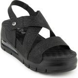 Muya Nofio 35215-430 Air Max Anatomik Taban Kadın Sandalet Siyah 36-40