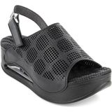 Muya Orthopedix Jambe Siyah Air Max Tabanlı Kadın Sandalet