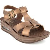 Muya Orthopedix Reeves Air Max Tabanlı Islak Zemin Kadın Sandalet 33002 - Bronz