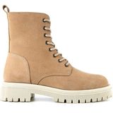 Muya Tetto 6 Nokta Anatomik Taban Hakiki Deri Kadın Bot - Vizon