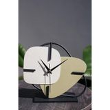 Muyika Brazil Metal Masa Saati Yesil Krem 25X22cm Mms-M
