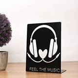 Muyika Metal Masa Üstü Biblo Feelthemusic 21x15 Cm Myk1343 Siyah