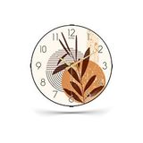 Muyika Muyika Autum Bombe Gerçek Cam Sessiz Mekanizma 36cm Duvar Saati Pds-36 Çok Renkli