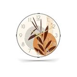 Muyika Muyika Autum Bombe Gerçek Cam Sessiz Mekanizma 36Cm Duvar Saati Pds-36 Myk1383-Snbhr