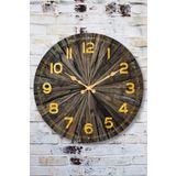 Muyika MYK1113 Oscurita Antica Oval Ön Kısım Eskitme 36 cm Duvar Saati