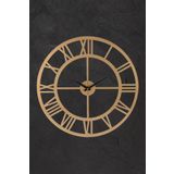 Muyika MYK1230 Romental Metal Eskitme 50x50 cm Duvar Saati