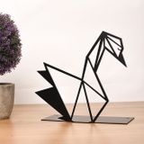 Muyika MYK1354 Metal Kuğu 20x15 cm Masa Üstü Biblo